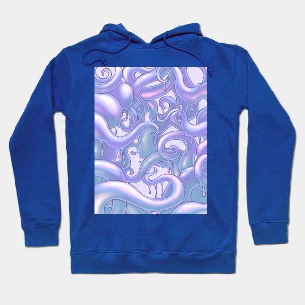 Ooeygooey - blue Hoodie by Blackberreh